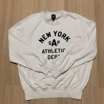 새상품!GAP NEW YORK 맨투맨 XS 화이트
