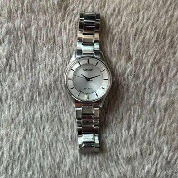 Citizen 실버 에코 드라이브 손목시계 여성용 솔라식