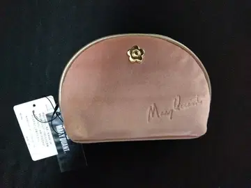 MARYQUANT 마리콴트 이번 시즌 벨벳 메탈 데이지 라운드 파우치