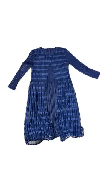 네이비 플리츠 디자인 원피스