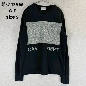 레어 17AW C.E CAV EMPT 모자이크 로고 긴팔 티셔츠