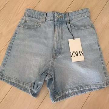 새상품 ZARA 라이트 블루 숏팬츠 34