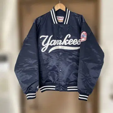 미사용 MAJESTIC 마제스틱 YANKEES 양키스 바시티 자켓 L