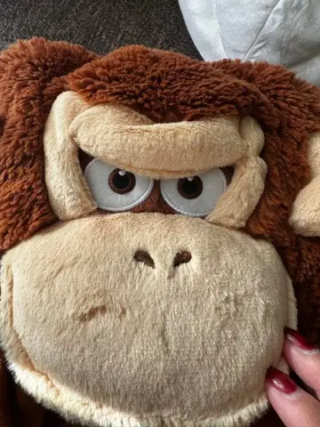 돈키콩 플리스 모자 DK 로고 포함