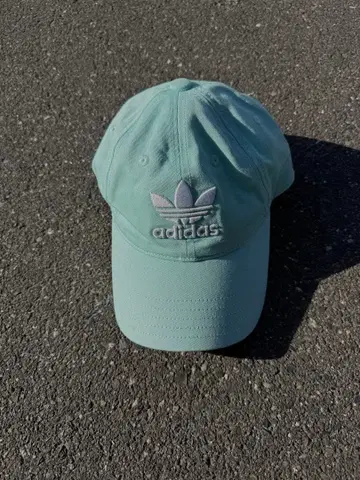 adidas 민트 그린 캡 프리 사이즈