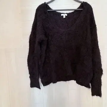 BP 다크 퍼플 V넥 스웨터 [ L ]