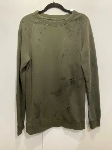 overcome 페인트 데미지 가공 트레이닝복