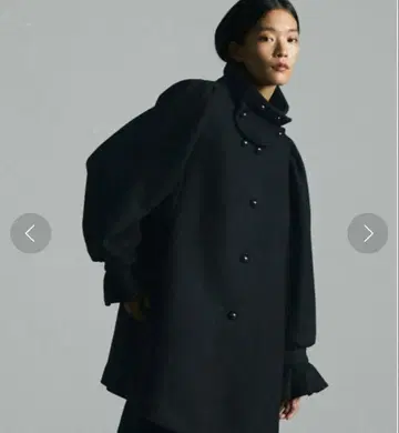 로즈버드 mici 스탠드 카라 미들 코트