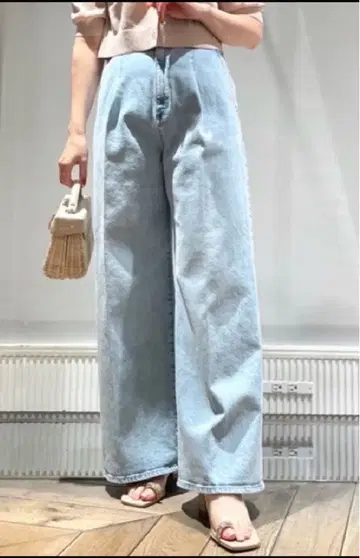 셀포드 하이웨스트 와이드 데님 36