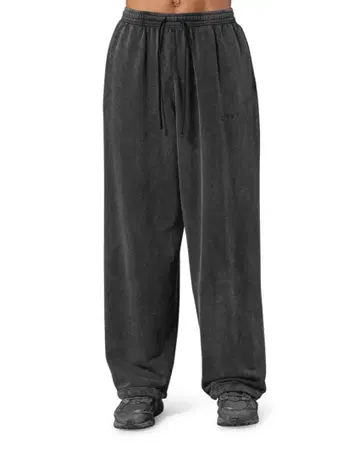 LYFT 빈티지 블랙 와이드 팬츠