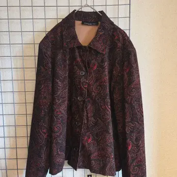 BRIGGS NEW YORK 페이즐리 무늬 빈티지 자켓