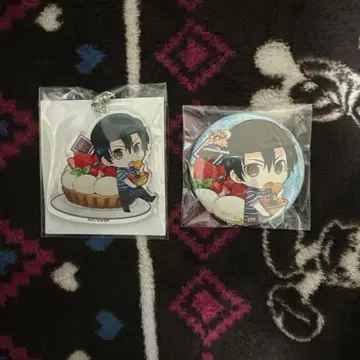 애니메이트 카페 테니스의 왕자님 아크릴 키링 캔뱃지 에치젠 료마