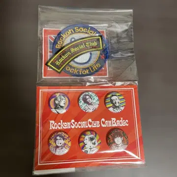 Rockon Social Club 캔뱃지 세트 자수 패치 세트