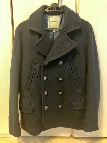 나노 유니버스 블랙 더블 코트 M