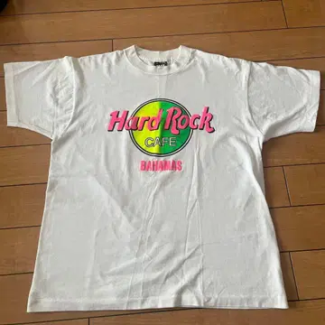 하드 록 CAFE 빈티지 레어 형광 레어 티셔츠 BEST