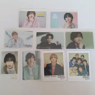 나니와단시 미치에다 슌스케 클리어 솔로카드 8종 세트