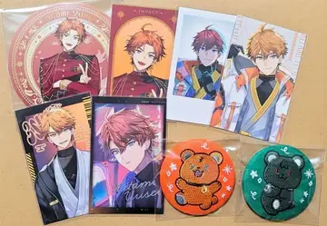 IMPACT 3SKM 태양조 사진풍 카드 키타미 유세이 자수 캔뱃지 특전