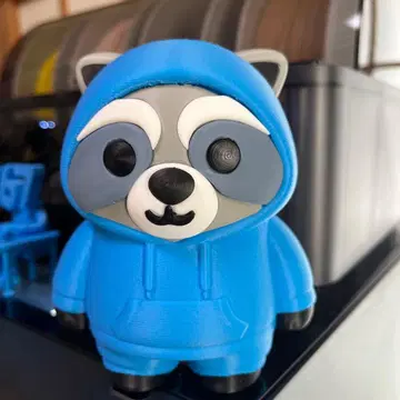 Italian Brainrot풍 너구리 자켓 피규어