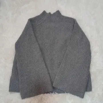 SLOBE IENA 그레이 니트 스웨터 긴팔 터틀넥