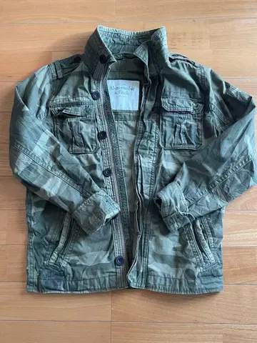 Abercrombie & Fitch 카모플라쥬 밀리터리 자켓 L