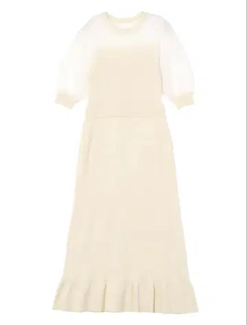 LAGUNAMOON 아이비 반팔 니트 원피스 S