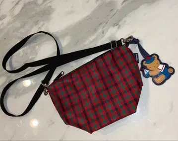 패밀리어 체크 보트형 토트