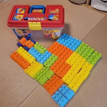 50피스 블록 완구 세트 수납 박스 포함