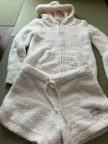 젤라피케 후드티, 하프 팬츠 핑크 보더