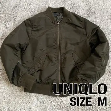 새상품급 UNIQLO 유니클로 MA-1 카키 사이즈 M (여성용)
