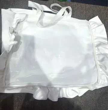 이타백 비닐 토트백 자카마트 zakkamart A3 화이트