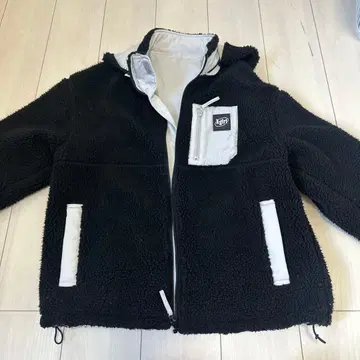 X-girl 플리스 자켓 블랙