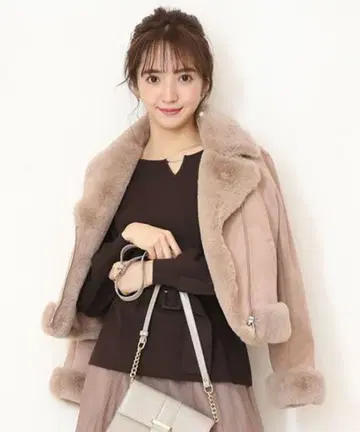 Rirandture 페이크 라이더 자켓 (모카)