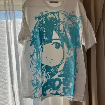 [ MIKIO SAKABE x 덴파구미 ] 티셔츠 소라노 아오조라