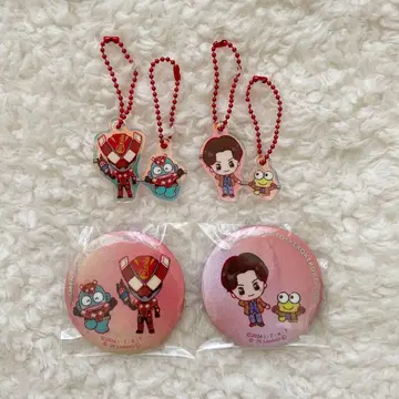 가면라이더 가브 산리오 신키다 반토 바렌 캔뱃지 아크릴 키링