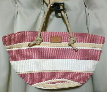 케이트 스페이드 스트라이프 토트백 빨간색과 화이트