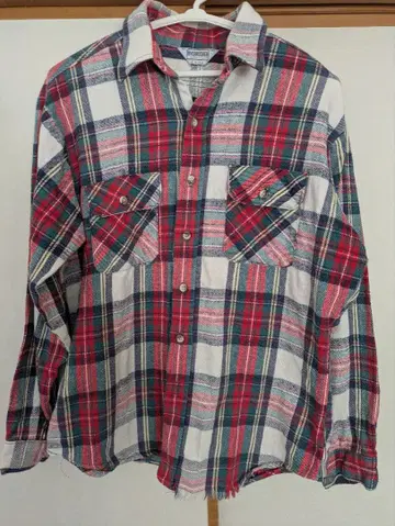 FIVE BROTHERS 체크 무늬 플란넬 셔츠 USA