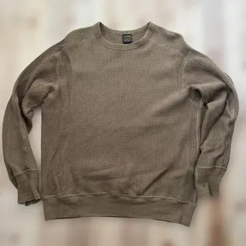 새상품급 A VONTADE 빅 와플 크루 탑 와플 S