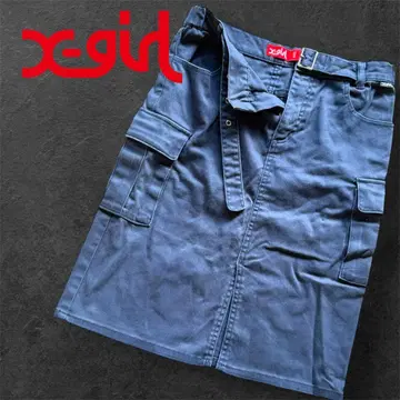 xgirl 다크 블루 타이트 스커트