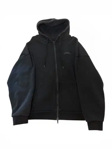 겐자이 블랙 풀 집업 후드티