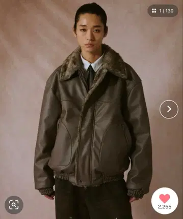 CAMPHOR WOOD LEATHER JACKET (가격 인하 가능)