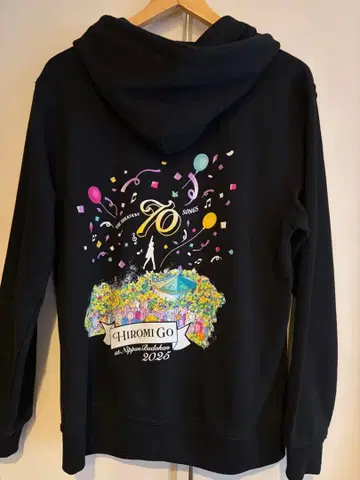 집업 후드티 70주년 기념 블랙 프리 사이즈