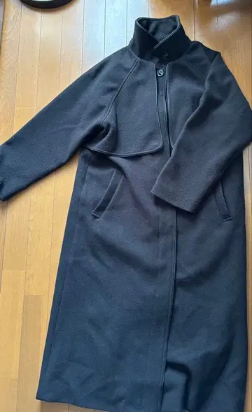 natural couture 롱 코트 스탠드 카라