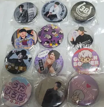 우타히로바 준 캔뱃지 12종