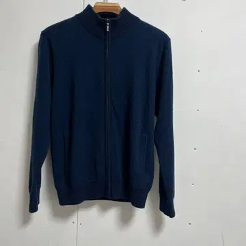 [캐시미어 100% ] 남성용 풀 집업 스웨터 L 사이즈 타카시마야