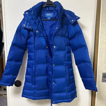 adidas 파랑 롱 다운 자켓