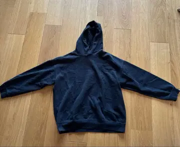 무인양품 블랙 후디