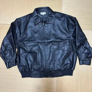 MONO-MART 가죽 재킷 프리 사이즈 가죽 자켓 블랙 검정