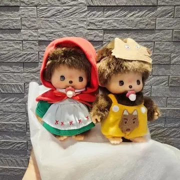 몽치치 리바이벌 발표회 베이비치치 빨간 망토 늑대 세트 페어 2점