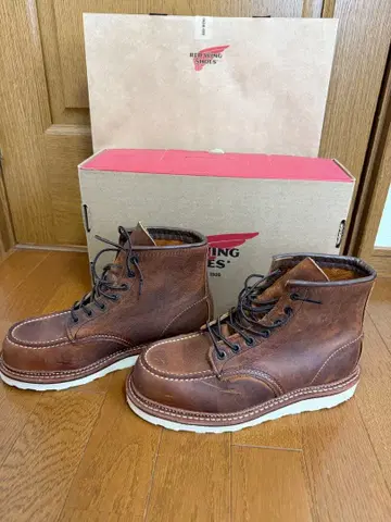 RED WING 브라운 미드컷 부츠