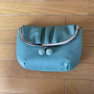 마담 히로코 소가죽 숄더백 가마구치